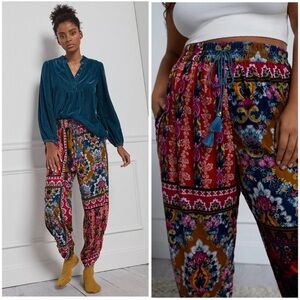 Anthropologie Zadie Velvet Sleep Lounge Harem Pants
